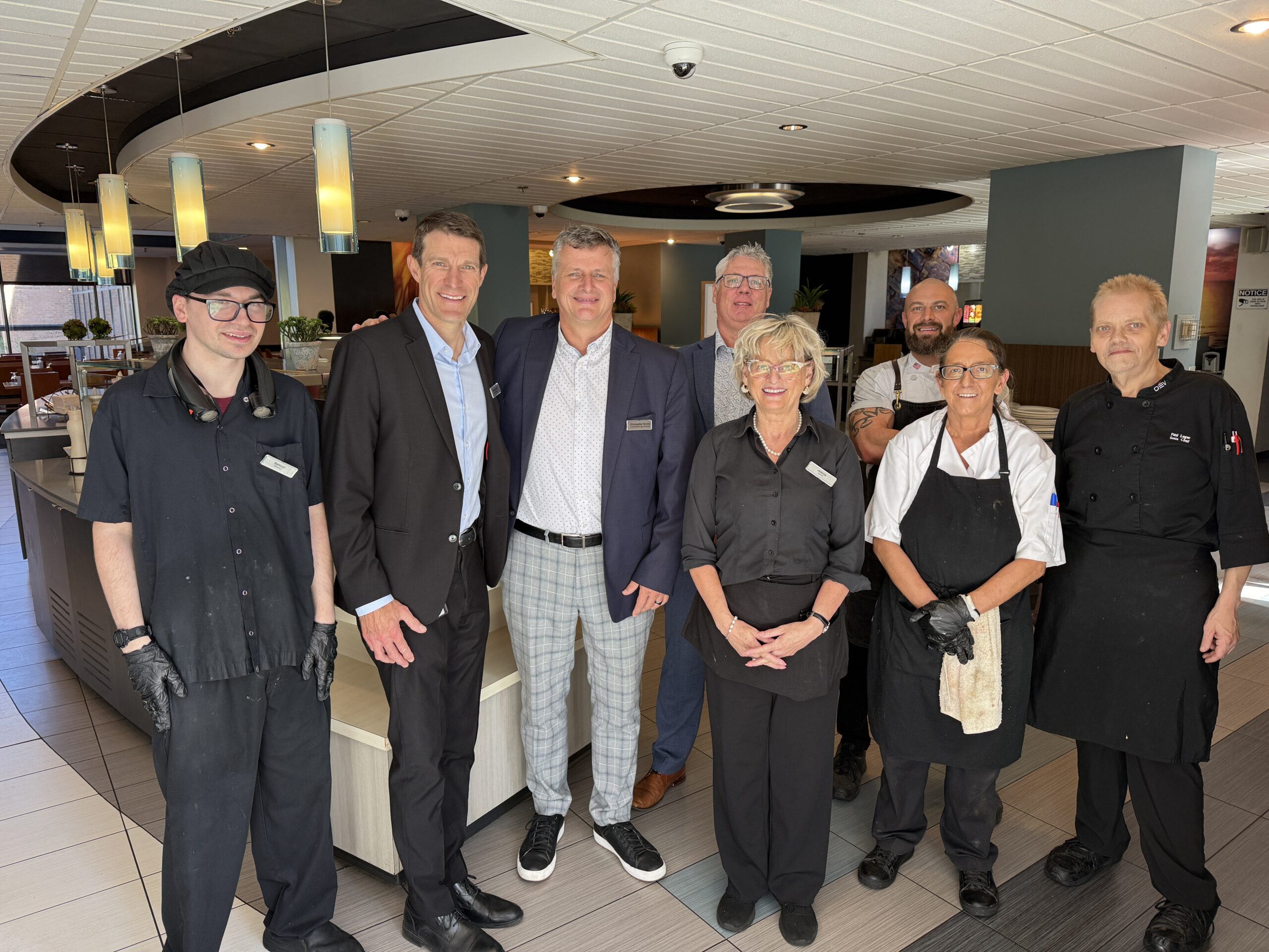 Propeller Restaurant and DEV Hotel and Conference Centre team following the launch of Sunday Brunch Club